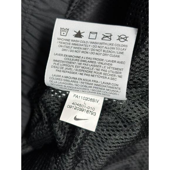 Nike Jacket Mens Large Gray Windbreaker Full Zip Reflective Stripe 404561-010 - Picture 4 of 7